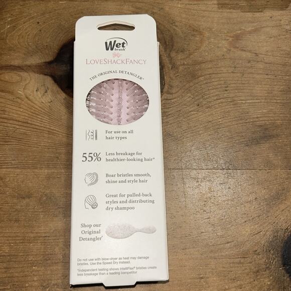 Wet LoveShackFancy Mini Smooth Styler Pink English Ivy - Picture 4 of 6